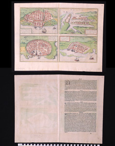 Thumbnail of Book Page with Map: Calaris, Malta, Rhodus, Famaugusta (1992.08.0046)