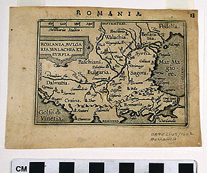 Thumbnail of Map: Romania, Bulgaria, Walachia (1994.31.0019)