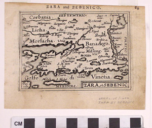 Thumbnail of Map: Zara and Sebenic (1994.31.0034)