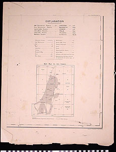 Thumbnail of Map: Palestine Exploration Fund, Sheet 23: Key Map to the Sheets (1994.31.0073)