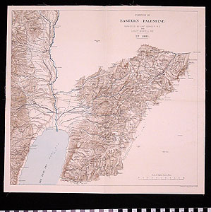 Thumbnail of Map:  Eastern Palestine (1994.31.0075B)