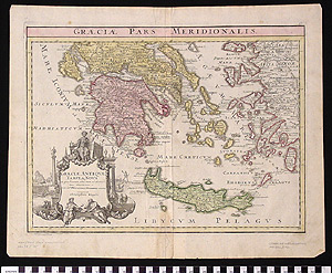 Thumbnail of Map: Graecia Antiqua, Pars Meridionalis (1995.25.0038)