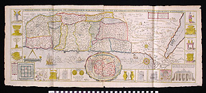 Thumbnail of Map: chorographia terrae sanctae (1995.25.0041)