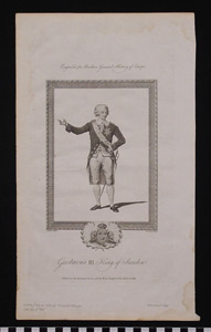 Thumbnail of Folio: Gustavus III of Sweden. From Barlows General History of Europe  (1995.25.0061)