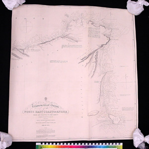 Thumbnail of Map: North East Coast of Africa Section 100a (1996.26.0119)