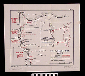 Thumbnail of Map: Egypt/Suez Canal Defences (1997.11.0007)