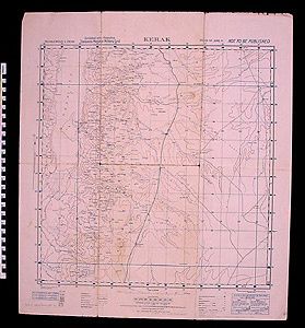 Thumbnail of Map: Kerak/Trans-Jordan (1997.11.0034)