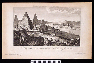 Thumbnail of Engraving: The Egyptian Pyramids With A View Of Part Of The Nile &c. (1997.11.0048)
