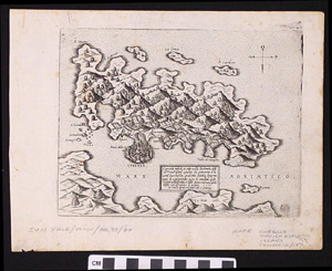 Thumbnail of Map: Curzola, Turkish Adriatic Island (1997.11.0077)