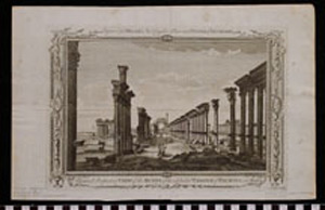 Thumbnail of Engraving: Ruins, Temple of Palmira in Arabia (1998.17.0040)