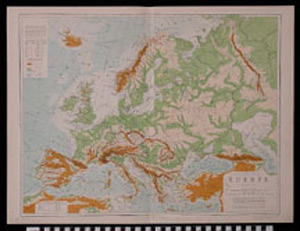 Thumbnail of Map: Europe (Physical) (1998.17.0064)