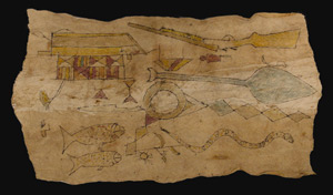 Thumbnail of Bark Cloth Painting (2000.01.0155)