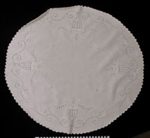 Thumbnail of Whitework Embroidery Madiera Circle (2002.16.0153)