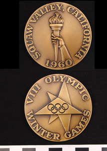 Thumbnail of Olympic Participation Medal: VIII Winter Olympiad (1977.01.0736C)