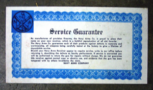 Thumbnail of Service Guarantee Document (1996.24.1540D)