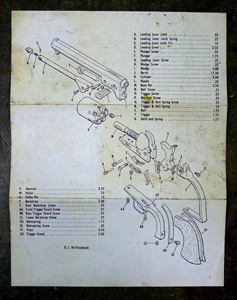 Thumbnail of Diagram of firearm (1996.24.1540F)