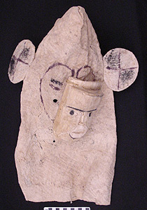 Thumbnail of Peleacon Bark Cloth Mask (2000.01.0253)