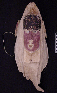 Thumbnail of Peleacon Bark Cloth Mask (2000.01.0258)