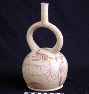 Thumbnail of Vessel with Dragon and Feline Motif (2003.15.0001)