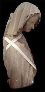 Thumbnail of Plaster Cast Statue, West Portal of Reims Cathedral: St.  Anne (1913.10.0010)