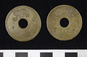 Thumbnail of Railway Token (1971.15.2082)