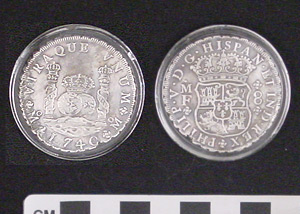 Thumbnail of Coin:  Spanish 8 Reales/Pillar Silver Dollar (1979.03.0001C)