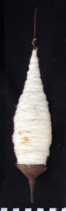 Thumbnail of Cotton Yarn on Spindle (2000.01.0451B)