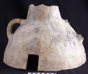 Thumbnail of Large Handled Jar, Rubber Smoker (2000.01.0571)