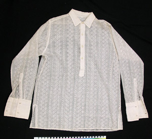 Thumbnail of Barong Tagalog, Formal Man’s Shirt (2004.11.0023)