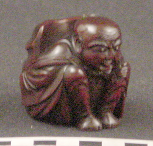 Thumbnail of Netsuke: Man Carrying a Tengu Mask (2004.13.0025)