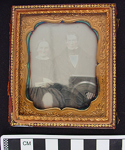 Thumbnail of Ambrotype: Man and Woman (1963.01.0032A)