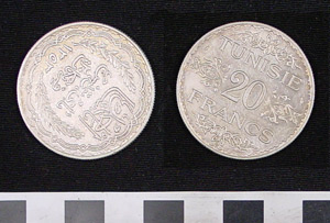Thumbnail of Coin: Silver 20 Franc (1971.15.3218)