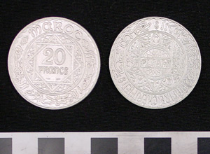 Thumbnail of Coin: 20 Franc Silver (1971.15.3221)