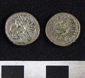 Thumbnail of Coin: British Ceylon, 24 Stuyvers (1971.15.3268)