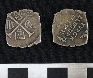 Thumbnail of Coin: Silver 6 K. Klippe  (1971.15.3301)