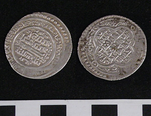 Thumbnail of Coin: Ilkhanate, Mongol Empire,2 Dirhems (1971.15.3434)