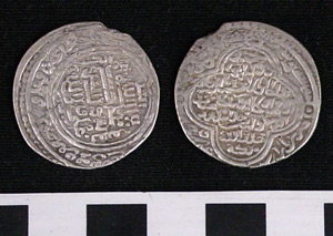 Thumbnail of Coin: Ilkhanate, Mongol Empire, 2 Dirhems (1971.15.3435)