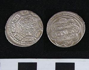 Thumbnail of Coin: Ilkhanate, Mongol Empire, 2 dirhems (1971.15.3467)