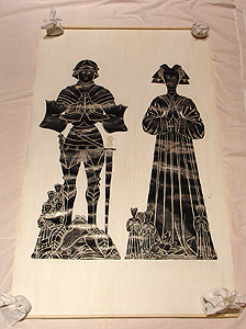 Thumbnail of Brass Rubbing: Robert Staunton, Esq., and Agnes (1982.05.0034)