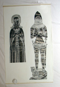 Thumbnail of Brass Rubbing: Sir Richard and Dennis Attelesee (1982.05.0072)