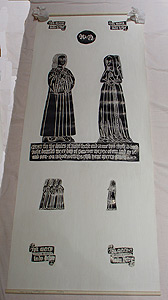 Thumbnail of Brass Rubbing: Robert Serche and wife (1982.05.0119)