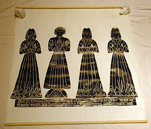 Thumbnail of Brass Rubbing: William Gybbys and Wives (1982.05.0122)