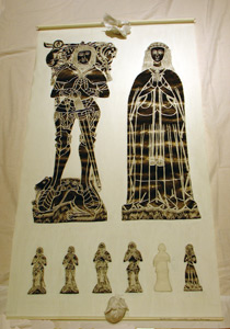 Thumbnail of Brass Rubbing: Nicholas Kniveton & Joan Mauleverer (1982.05.0135)