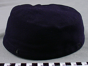 Thumbnail of WAVES Uniform Hat Cover (1998.06.0024C)