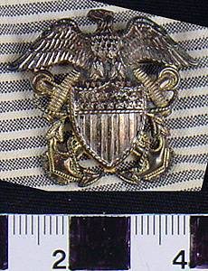 Thumbnail of WAVES Uniform Cap Insignia Pin (1998.06.0152B)