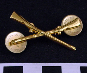 Thumbnail of U.S. Army Officer Insignia Pin: Infantry (1998.07.0028)