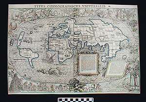 Thumbnail of Reproduction of German Map: Typus Cosmographicus Universalis (1900.30.0016)