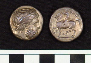 Thumbnail of Coin: Tetradrachm, Macedonia? (1900.63.0476)