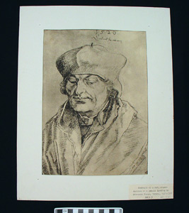 Thumbnail of Lithograph: "Erasmus of Rotterdam" by Albrecht Dürer (1944.02.0003)