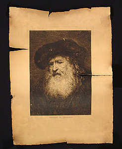Thumbnail of Lithograph: Portrait of Vieillard, Portrait of an Old Man (1963.01.0078)
